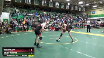 132 lbs Champ. Round 1 - Grant Kilfoyle, Mentor vs Aiden Ricker, Jonathan Alder