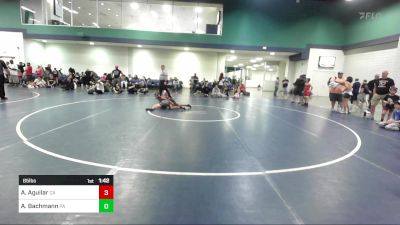 85 lbs Semifinal - Antonio Aguilar, CA vs Adam Bachmann, PA