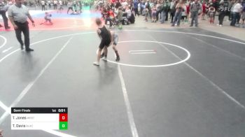 78 lbs Semifinal - Taysen Jones, Western Slope Elite vs Toryn Davis, Black Fox Wr Ac