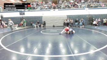 132 lbs Semifinal - Jax Mescher, Team Idaho Wrestling Club vs Harper Stone, Southern Idaho Training Center