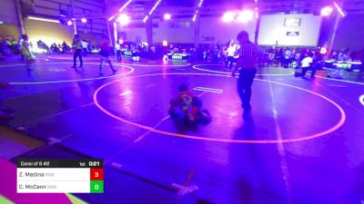 46 lbs Consi Of 8 #2 - Zaiden Medina, Ridge WC vs Corbin McCann, Wrangler Wrestling