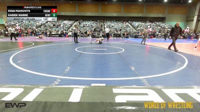 64 lbs Consi Of 16 #1 - Evan Paukovits, The Hunt Wrestling Club vs Kaiden Warne, Motherlode Wrestling Club