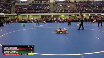 65 lbs Quarterfinal - Waylon Norris, Summit Wrestling Academy vs Cullen Stanley, Mollitium Wrestling Club