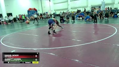 190 lbs Round 3 (16 Team) - Garrett Hansen, Nebraska Smash (Dev A) vs Samuel Mckoy, War Ready