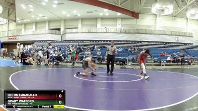 150 lbs Finals (2 Team) - Grady Wafford, HSE Wrestling Club vs Destin Caraballo, Webo Wrestling Club