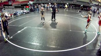 73 lbs 1st Place Match - Nyla Rhodes, Nebraska Boyz vs Mackenzie Williamson, Nebraska Wrestling Academy