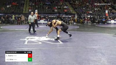 141 lbs Consolation - Lawrence Saenz, Fresno State vs Corey Shie, Army West Point