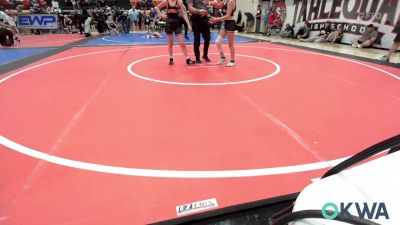 82-88 lbs Consi Of 4 - Zoie Gregory, Tulsa Blue T Panthers vs Kaili Prose, JWC