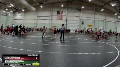 65 lbs Cons. Round 3 - Lucas Schuman, Mat Assassins Wrestling Club vs Gannon McCardell, Mayfield Mat Academy