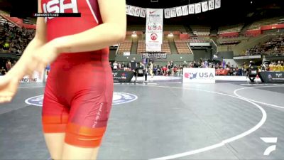 Quarters - Solei Tello, Community Youth Center - Concord Campus Wrestling vs Mia Rubio, Royal High School Wrestling