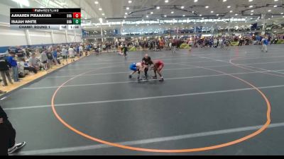 126 lbs Champ. Round 1 - Isaiah White, Unattached vs Aaharen Piranavan, Unattached