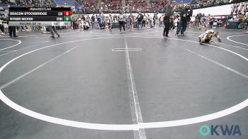 49 lbs Round Of 16 - Deacon Stockbridge, Lexington Wrestling Club vs Ryker Mckee, Saints Youth Wrestling Club