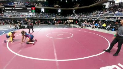 6A 185 lbs Champ. Round 1 - Layla Lopez, McKinney vs Kennedy Alexander, Cypress Springs