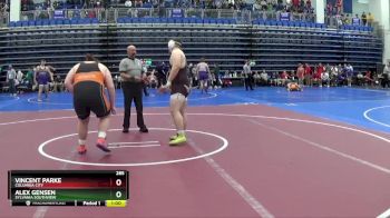 285 lbs Cons. Round 4 - Vincent Parke, Columbia City vs Alex Gensen, SYLVANIA SOUTHVIEW
