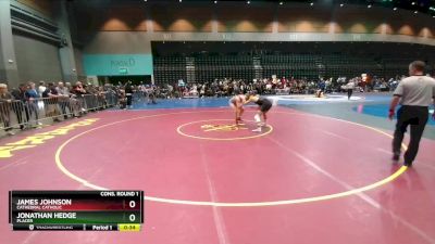 150 lbs Cons. Round 1 - James Johnson, Cathedral Catholic vs Jonathan Hedge, Placer