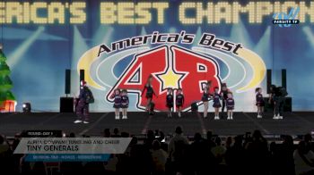 Alpha Company Tumbling and Cheer - Tiny Generals [2024 L1 Tiny - Novice - Restrictions Day 1] 2024 America's Best Indy Challenge