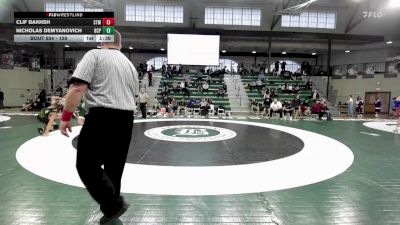 126 lbs Cons. Semi - Nicholas Demyanovich, Benedictine College Prep vs Clif Bakhsh, St. Mark`s
