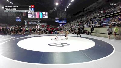 110 lbs Champ. Rd Of 64 - Meadow Vierck, WI vs Ella Cohen, CA