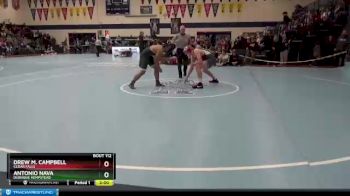 195 lbs Quarterfinal - Antonio Nava, Dubuque Hempstead vs Drew M. Campbell, Cedar Falls