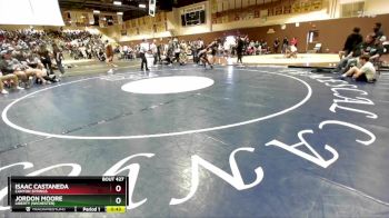 113 lbs Cons. Round 2 - Isaac Castaneda, Canyon Springs vs Jordon Moore, Liberty (Wichester)