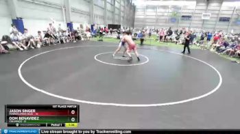 195 lbs Placement Matches (8 Team) - Jason Singer, Pennsylvania Blue vs Dom Benavidez, Colorado