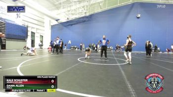 80 lbs 5th Place Match - Daxin Allen, Paola vs Kale Schuster, Ogden`s Outlaws