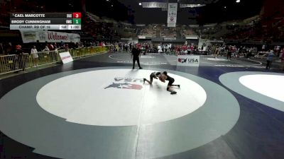 100 lbs Cons. Quarters - Zeen Orozco, Vacaville Wrestling Club vs Louis Sanchez, USA Gold Wrestling Club