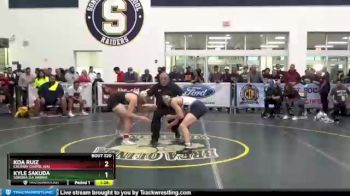 145 lbs Champ. Round 2 - Koa Ruiz, Calvary Chapel (sa) vs Kyle Sakuda, Sonora (La Habra)