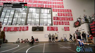 70-75 lbs Consi Of 8 #2 - Levi Williams, Noble Takedown Club vs Trygg Kline, Piedmont