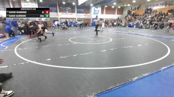 190 lbs Cons. Round 3 - David Ramirez, Sierra Vista vs Kano Gordon, Calabasas