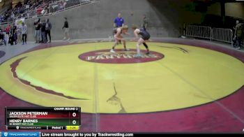 120 lbs Champ. Round 2 - Henry Barnes, Hi Desert Mat Club vs Jackson Peterman, Salem Elite Mat Club