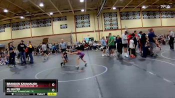 60 lbs Cons. Round 3 - Brandon Kavanaugh, Williamsburg Wrestling Club vs Mj Guyer, North East Jr Wrestling