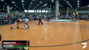 113 lbs Round 3 (6 Team) - Connor Rowden, MF Army vs Eli Jolicoeur, Patriots WC Green