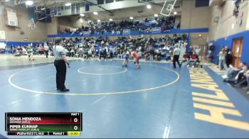 170lbs Cons. Round 10 - Sonia Mendoza, Granger (Girls) vs Piper Kunnap, Sedro-Woolley (Girls)