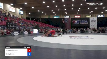 70 kg Semis - Alec Pantaleo, Cliff Keen Wrestling Club / TMWC vs Doug Zapf, Pennsylvania RTC