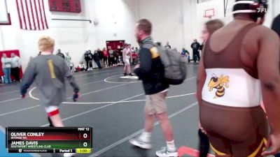 250 lbs Round 1 - Oliver Conley, Intense WC vs James Davis, Southport Wrestling Club