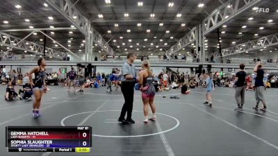 132 lbs Finals (2 Team) - Gemma Hatchell, Lady Bandits vs Sophia Slaughter, 5forty Lady Brawlers