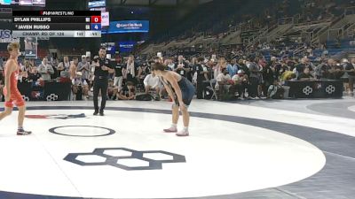120 lbs Champ. Rd Of 128 - Dylan Phillips, Michigan vs Javen Russo, Georgia