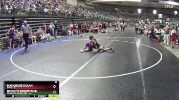 82 lbs Round 3 (6 Team) - Mackenzie Dolan, Idaho vs Breslyn Kirkpatrick, Minnesota Storm Red