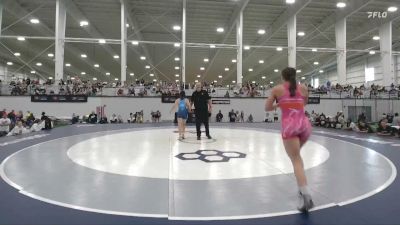125 lbs Mackenzie Carder, Ohio Blue vs Raenah Smith, Pennsylvania Blue