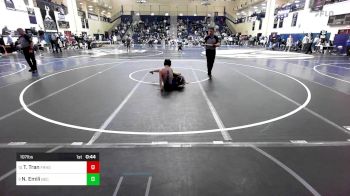 107 lbs Consi Of 4 - Tanner Tran, Father Ryan High School vs Nico Emili, Bethlehem Catholic