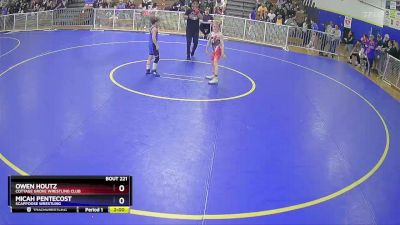 63 lbs Round 2 - Owen Houtz, Cottage Grove Wrestling Club vs Micah Pentecost, Scappoose Wrestling