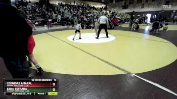 43 lbs Round 3 - Leonidas Amaral, Swarm Wrestling Club vs Ezra Estrada, Madera Wrestling Club