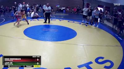 125 lbs Round 3 - King Ebersbach, Roughhouse vs Liam Ok, RED WAVE WC