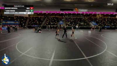105 lbs Champ. Round 1 - Jade Weiss, DeKalb vs Denver Mezera, Waukon