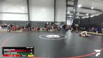112 lbs 1st Place Match - Sloane Kruger, Mat Demon Wrestling Club vs Kaura Coles, Unattached