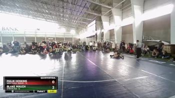 92 lbs Quarters & Wb (16 Team) - Blake Mauch, Utah Black vs MALIK HOSKINS, West Coast Riders