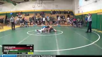 126 lbs Cons. Round 6 - Emilio Arellano, WHITMER vs Vince Barton, Lake (Millbury)