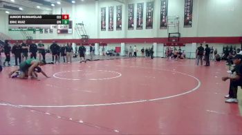 184 lbs Cons. Semi - Junior Bumanglag, Clackamas Community College vs Eric Ruiz, Cal Poly Humboldt
