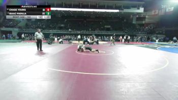 150 lbs Quarterfinal - Isaac Padilla, Pitman vs Chase Young, Del Oro